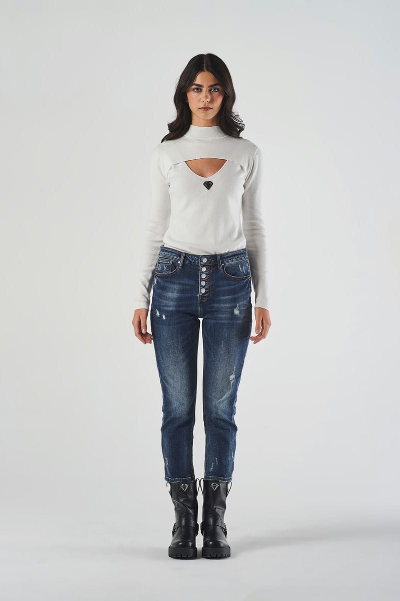 Bici Donna 28 Jeans Da Donna A Vita Alta Jeans Skinny Da Donna