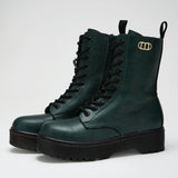 Dark Green Amphibious Boots with Thick Sole