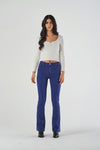 Black Regular Waist Flare Jeans