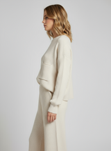 Completo Maglia e Pantalone in Maglia a Coste