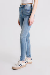 HIGH-WAIST SKINNY JEANS