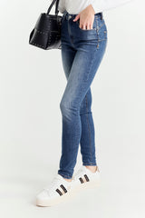 Blue Push-Up Jeans Regular Waist