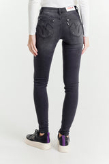 Regular Rise Grey Skinny Jeans