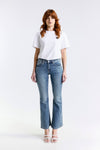 SUPER FLARE CROPPED JEANS MEDIUM WASH