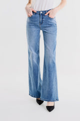 PANTALONE MARIA A ZAMPA DENIM