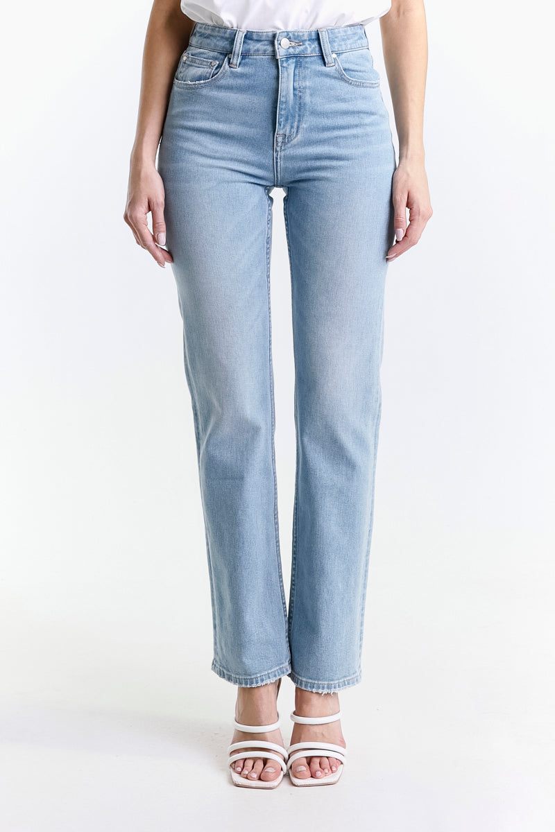 JEANS STRAIGHT LAVAGGIO MEDIO