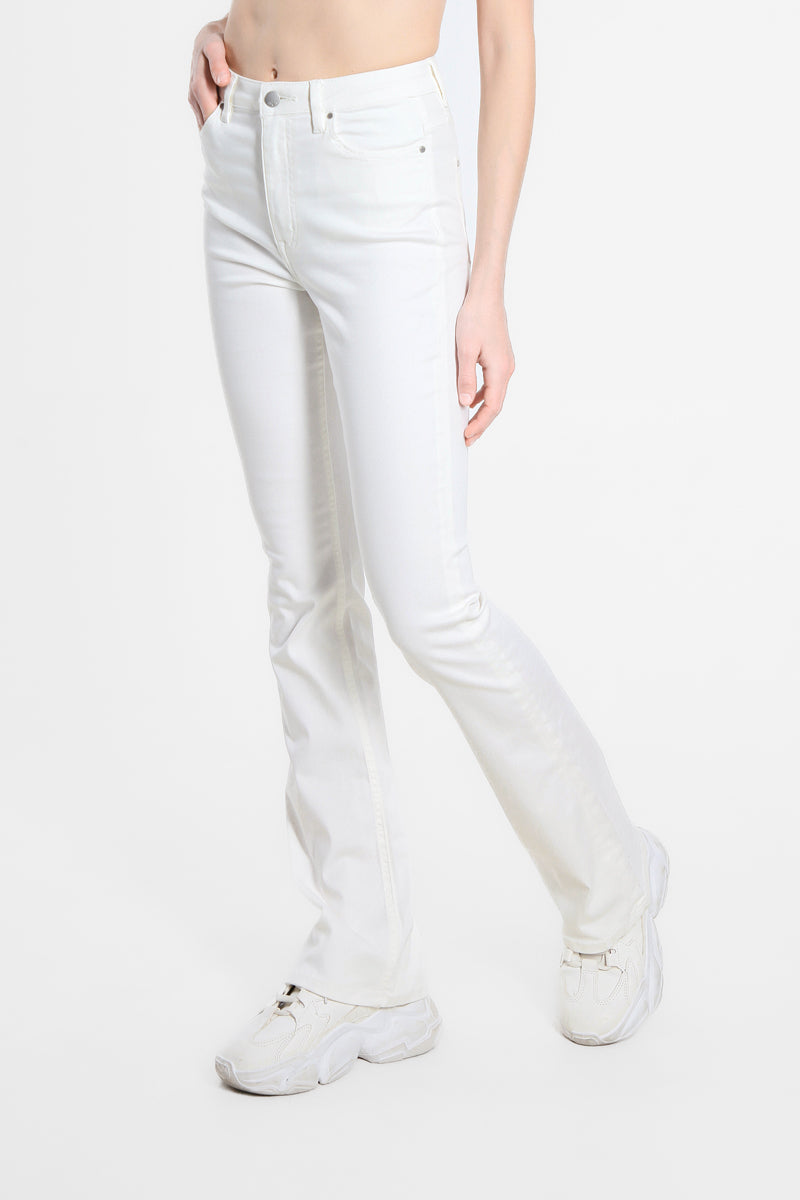 Pantaloni Colorati a Zampa a Vita Alta