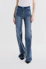 PANTALONE VIVI WIDE LEG CON STRASS