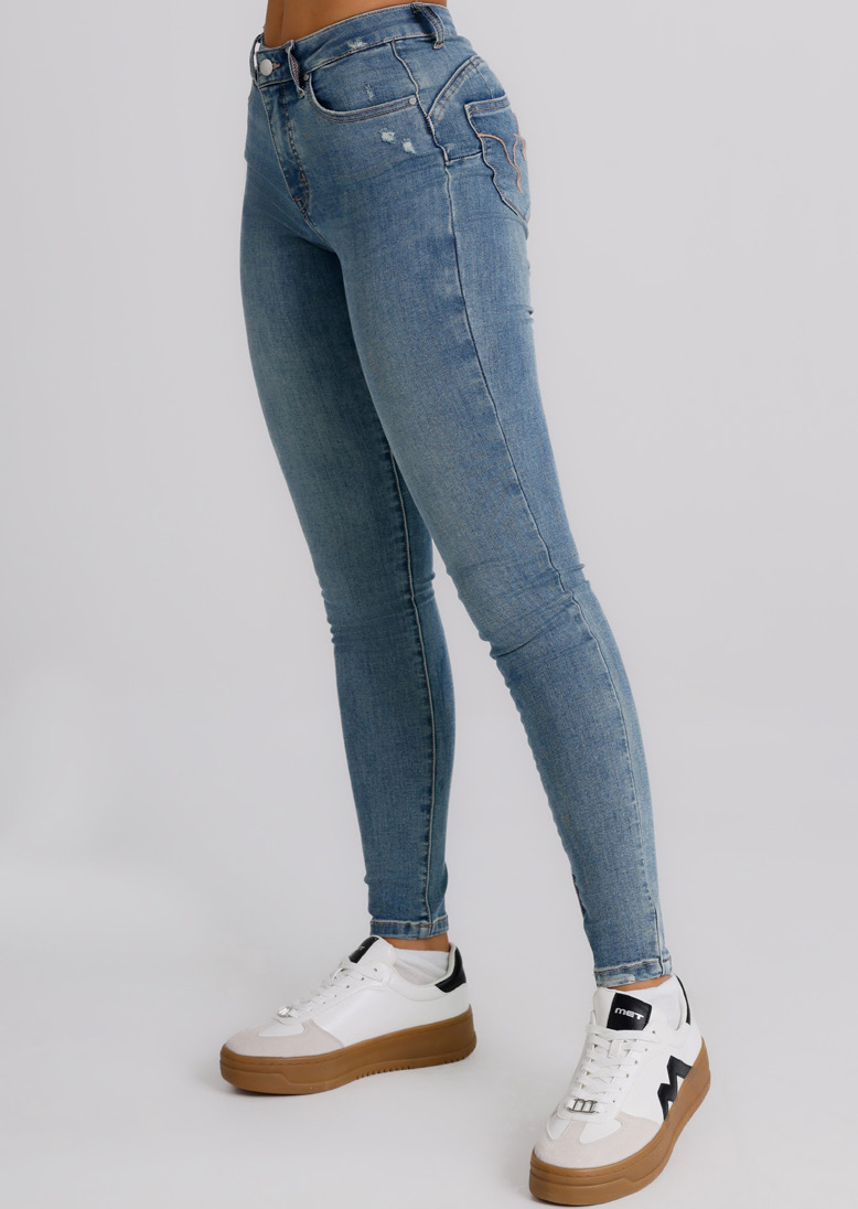 Jeans Donna Skinny Fit – Denim Chiaro Lavaggio Soft
