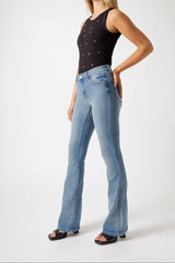 Jeans Donna Bootcut – Denim Chiaro Lavaggio Naturale