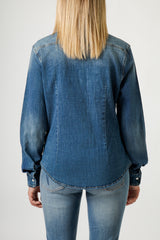 OVERSIZE SHIRT WITH RHINESTONES