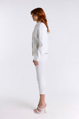 RHINESTONE CAPRI PANTS