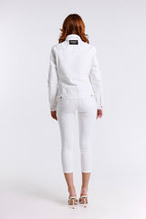 RHINESTONE CAPRI PANTS