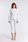 RHINESTONE CAPRI PANTS