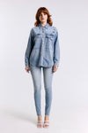 SKINNY JEANS WITH SILVER STUDS