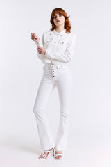 GIACCA CROPPED BULL DENIM