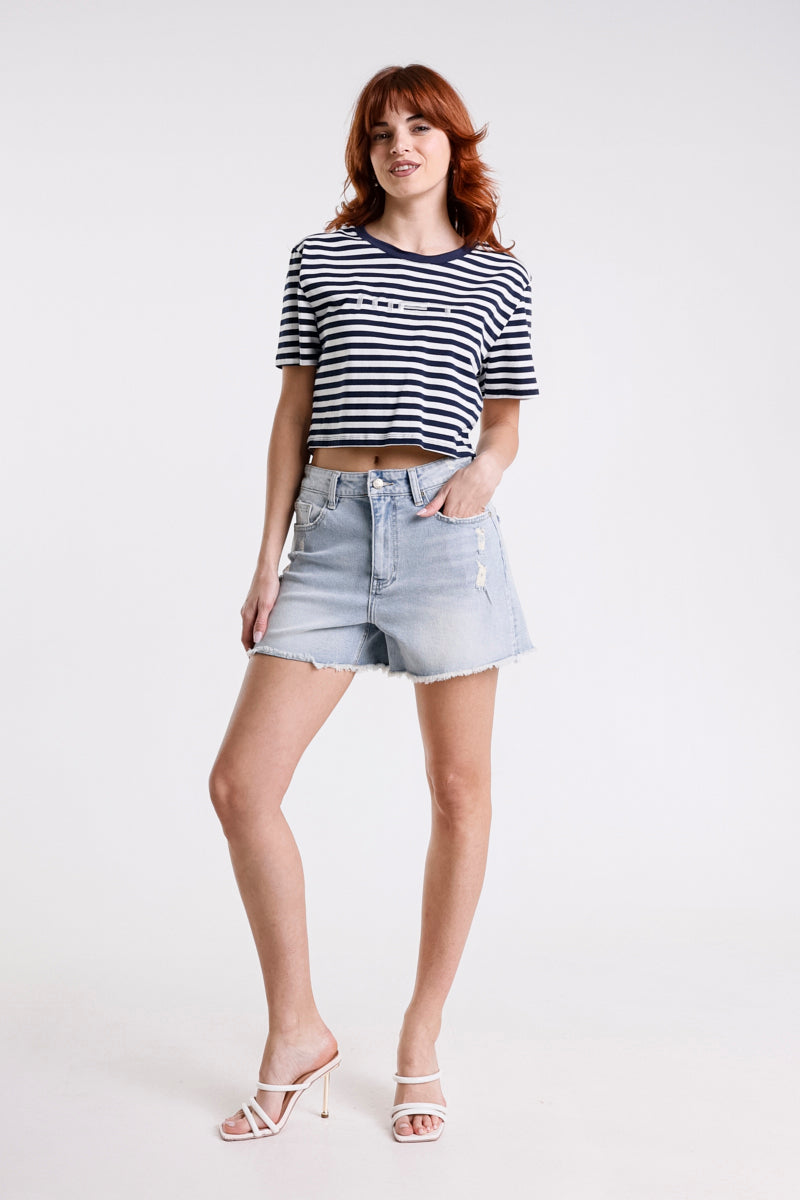 CROP TOP A RIGHE