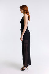 PANTALONE CARGO IN GEORGETTE