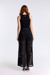 PANTALONE CARGO IN GEORGETTE