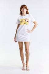 T-SHIRT DRESS STAMPA
