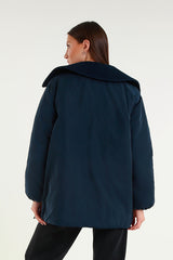 Piumino blu navy