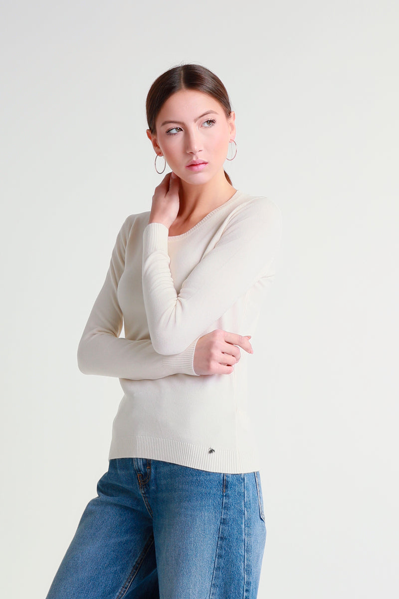 Maglia girocollo basic