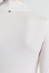 Lightweight jersey turtleneck