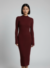 Ribbed Knit Midi Dress