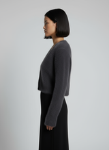 Cardigan Morbido con Bottoni Gioiello