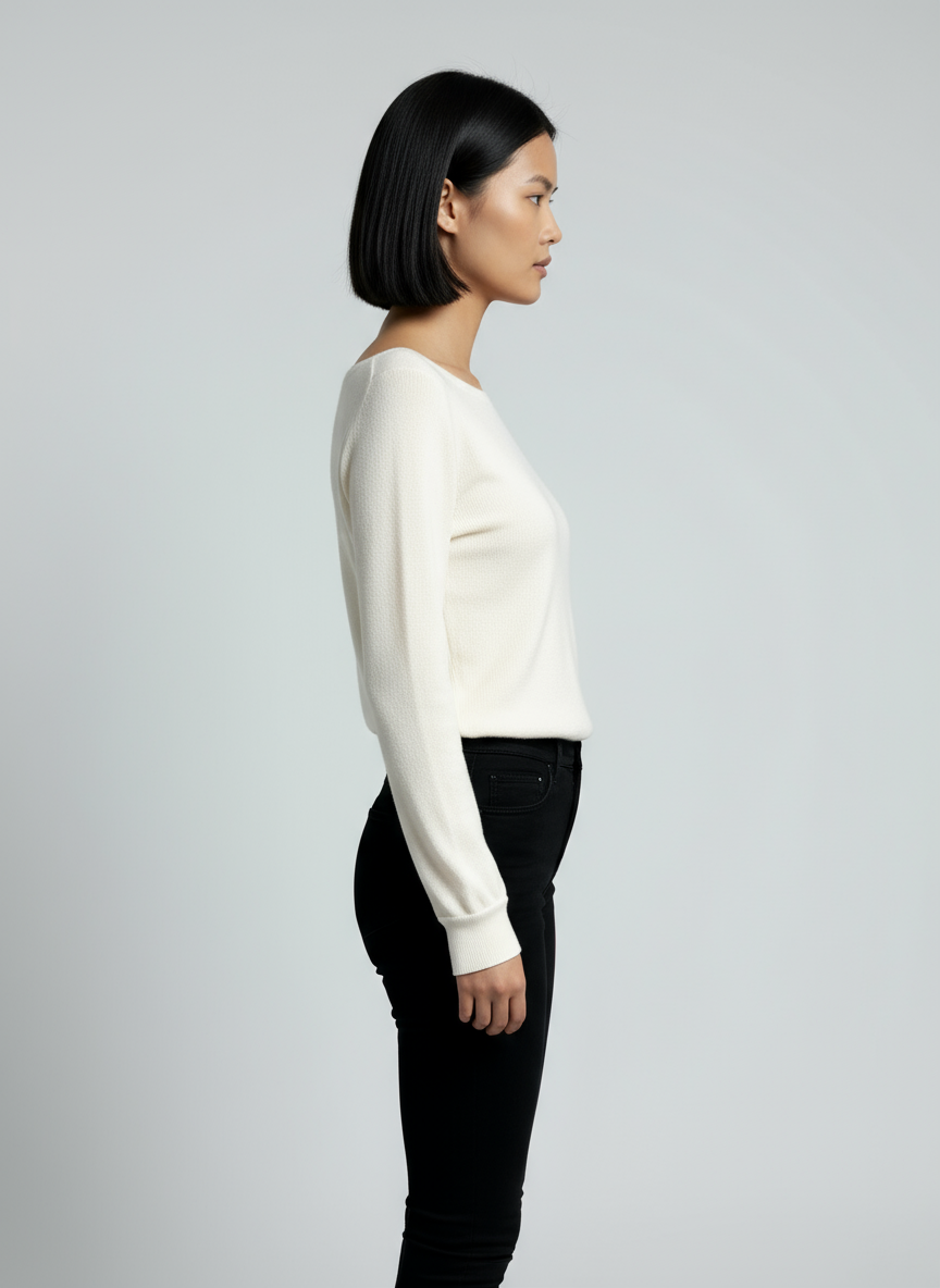 Maglia Girocollo in Maglia Leggera