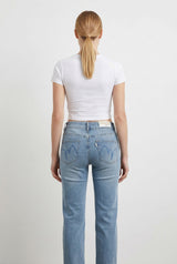 Jeans Donna Straight Fit – Denim Chiaro Lavaggio Soft
