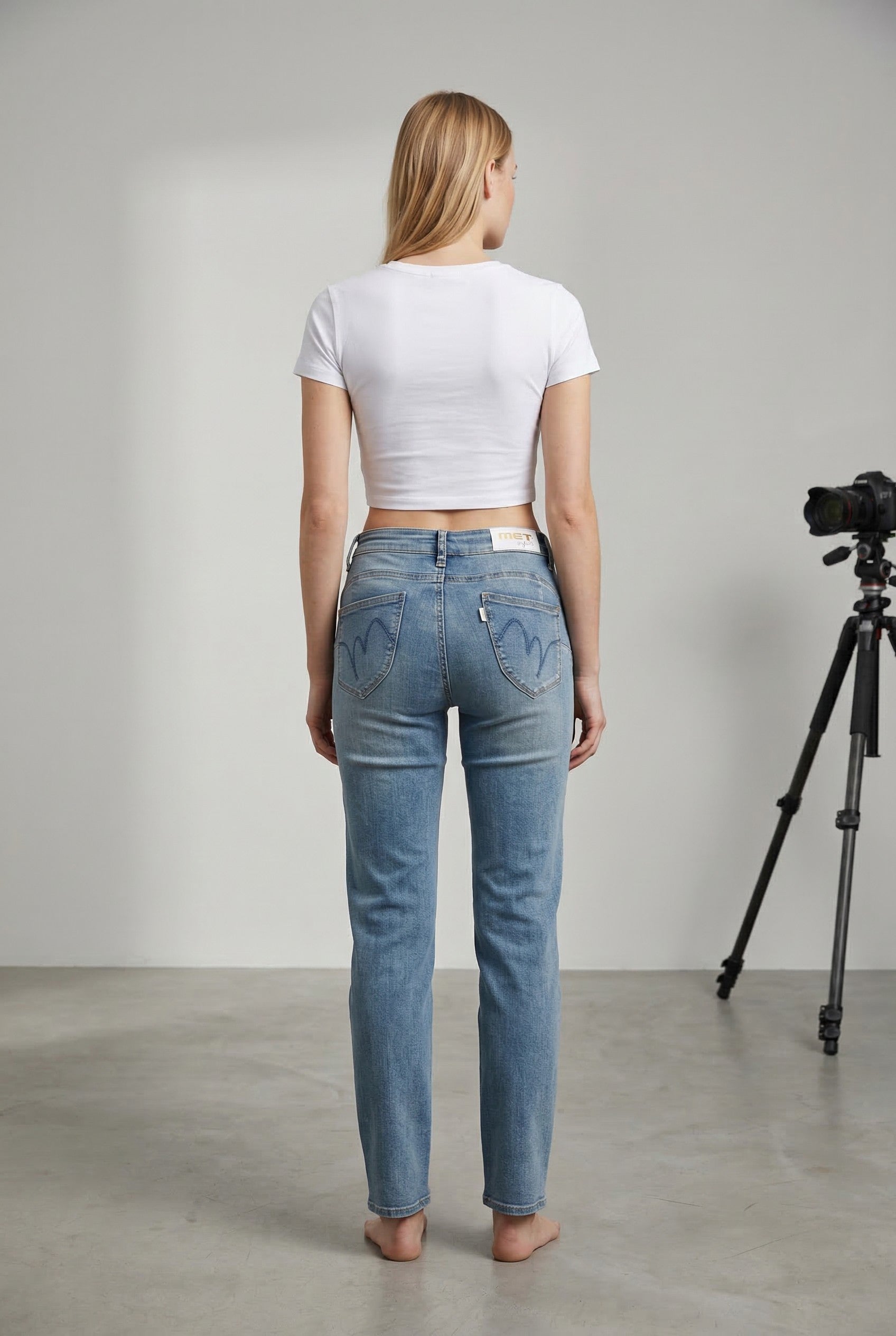 Jeans Donna Skinny Fit – Denim Chiaro Lavaggio Soft