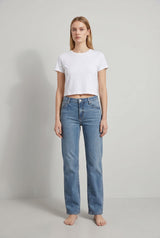 Jeans Donna Regular Fit – Denim Blu Chiaro Lavaggio Soft