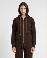 Felpa con cappuccio full zip
