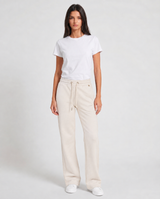 Pantaloni jogging a gamba dritta