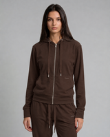 Felpa con cappuccio full zip