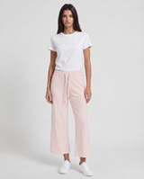 Pantalone cropped a gamba ampia