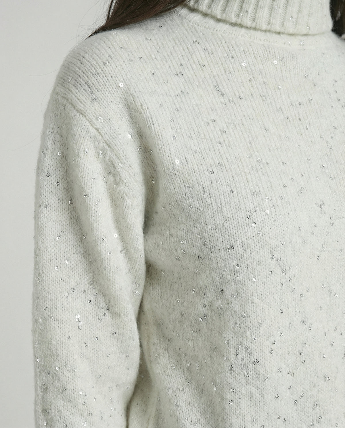 Maglia dolcevita mélange