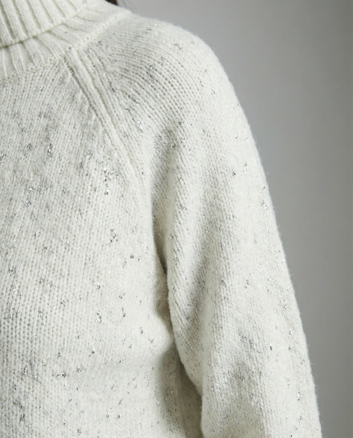 Pullover collo alto