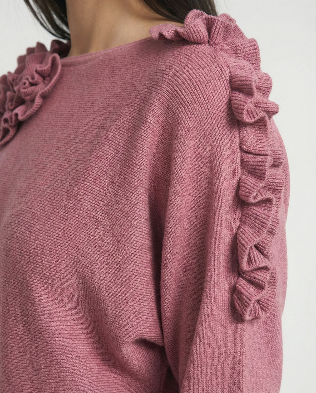Maglia con volant