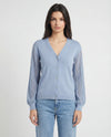 Cardigan con maniche plissé