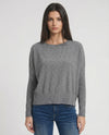 Maglia over lurex girocollo