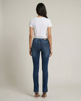 Jeans skinny con spacchi al fondo