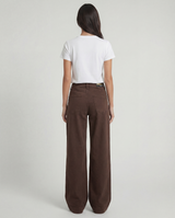 Jeans palazzo con cuciture frontali