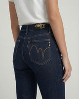 Jeans slim dritti blu scuro