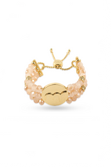BRACCIALE IN PIETRA ROSA