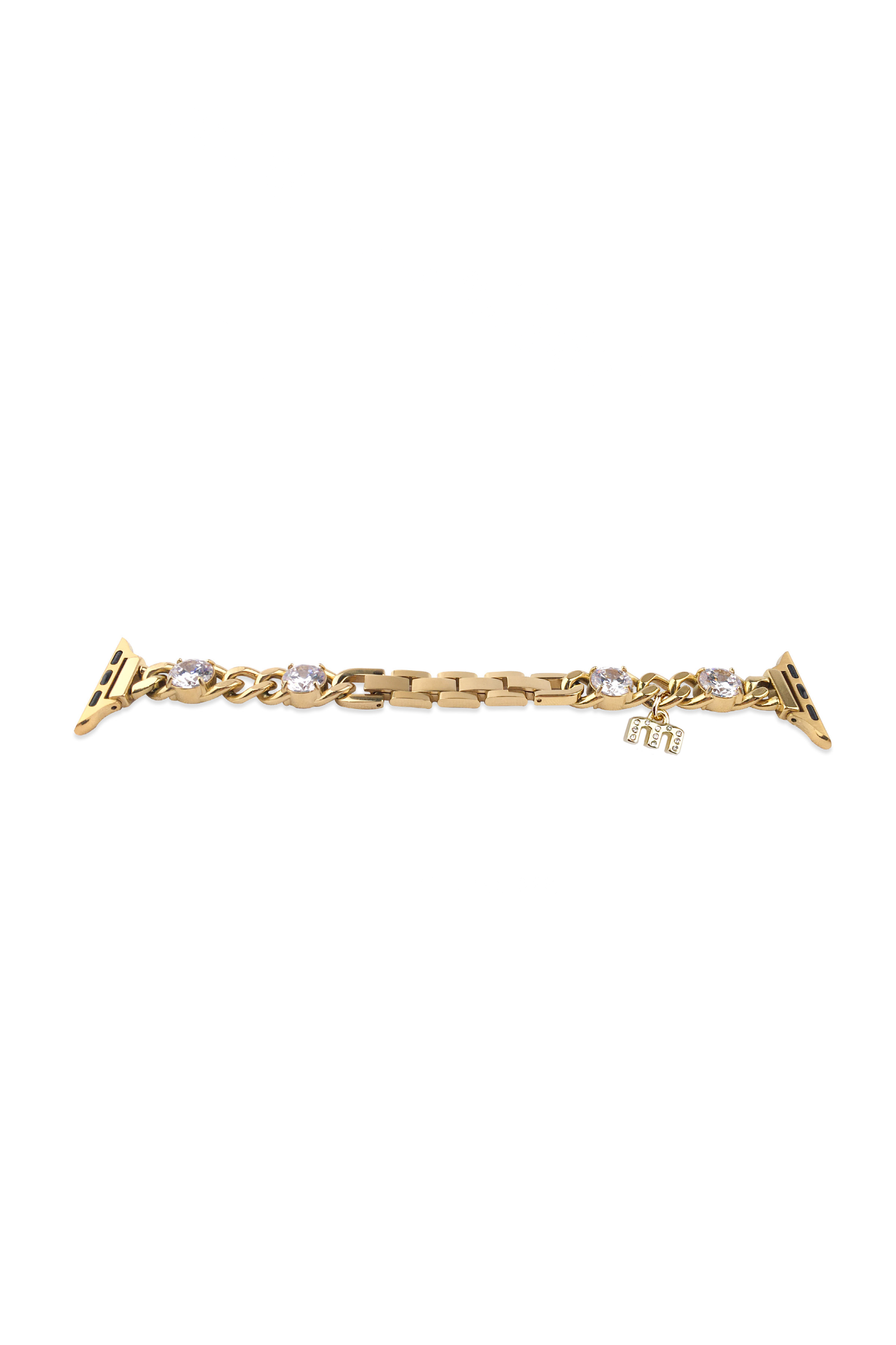 GOLD CRYSTAL APPLE WATCH STRAP