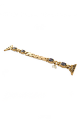 GOLD DARK CRYSTAL APPLE WATCH STRAP