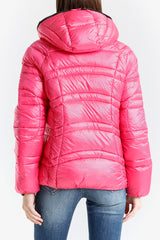 Giacca Imbottita Donna con Cappuccio - Modello Corto