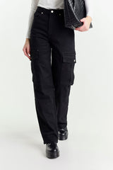 High-Waisted Bull Cargo Trousers